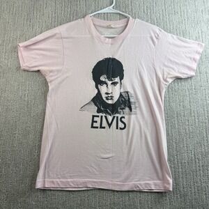 Vintage Elvis Presley T Shirt Screen Stars 80s Women's Size Medium